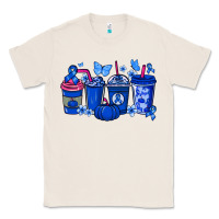 Natural Colon Cancer coffee cups blue ribbon Classic Tee - NancyCooperArtShop