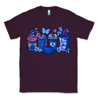 Plum Colon Cancer coffee cups blue ribbon Classic Tee - NancyCooperArtShop