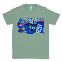 Sage Colon Cancer coffee cups blue ribbon Classic Tee - NancyCooperArtShop