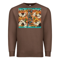 Chestnut texas sunflower cactus cowhide Premium Sweatshirt - Artiststas