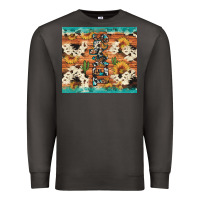 Smoke texas sunflower cactus cowhide Premium Sweatshirt - Artiststas