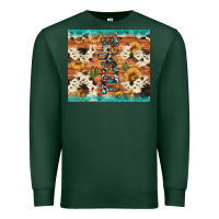 Sports Green texas sunflower cactus cowhide Premium Sweatshirt - Artiststas