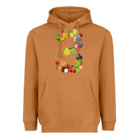 Meerkat Number 3 Fruit 3rd birthday party fruit themed gift Idea Heavyweight Hoodie - minhPixels