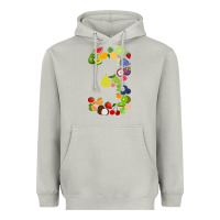 Moon Dust Number 3 Fruit 3rd birthday party fruit themed gift Idea Heavyweight Hoodie - minhPixels