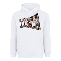 White NYU Tisch Heavyweight Hoodie - minhPixels