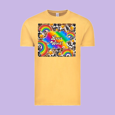 Love Wins Vintage Tee Designed By Tumblerdesignbyshophia
