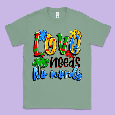 Love Needs No Words Classic Tee Designed By Artiststas