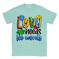 Seafoam love needs no words Classic Tee - Artiststas