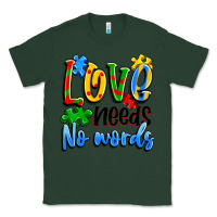 Sports Green love needs no words Classic Tee - Artiststas