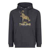 Smoke Thai Flag Vacation Bangkok Travel Thailand Heavyweight Hoodie - minhPixels