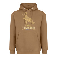 Toasted Coconut Thai Flag Vacation Bangkok Travel Thailand Heavyweight Hoodie - minhPixels