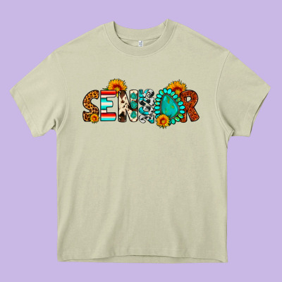 Senior 2025 Heavy Core Tee Designed By Artiststas