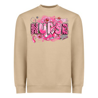 Mushroom breast cancer nurse Heavyweight Sweatshirt - LillyAllenDesigns