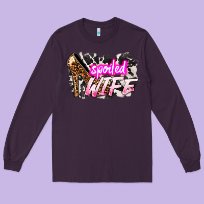 Spoiled Wife Mother's Day Long Sleeve Tee Designed By Howdyjamesfarm