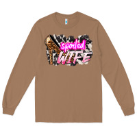 Toasted Coconut Spoiled wife Mother's Day Long Sleeve Tee - HowdyJamesFarm