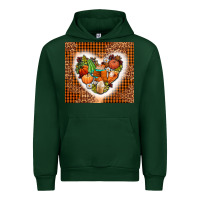 Forest Green western fall heart Urban Hoodie - AdoDesignShop