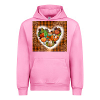 Fuchsia Pink western fall heart Urban Hoodie - AdoDesignShop