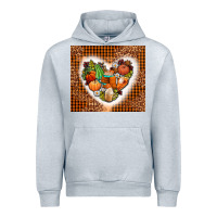 Heather Grey western fall heart Urban Hoodie - AdoDesignShop
