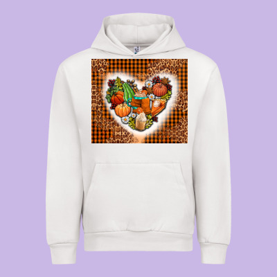 Western Fall Heart Urban Hoodie Designed By Adodesignshop