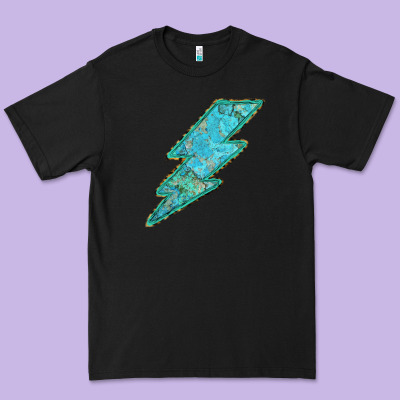 Turquoise Lightning Premium Tee Designed By Bettercallsaul