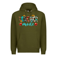 Army Green teacher mode Premium Hoodie - BundleAndBundleShop
