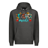 Charcoal Heather teacher mode Premium Hoodie - BundleAndBundleShop