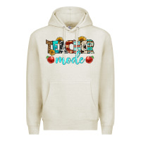Oatmeal Heather teacher mode Premium Hoodie - BundleAndBundleShop