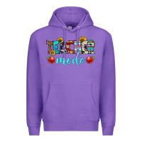 Purple teacher mode Premium Hoodie - BundleAndBundleShop