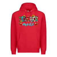 Red teacher mode Premium Hoodie - BundleAndBundleShop