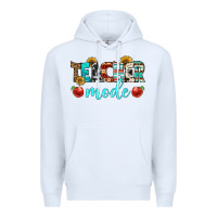 White teacher mode Premium Hoodie - BundleAndBundleShop