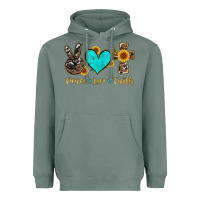 Sage peace love faith with cros and sunflower Heavyweight Hoodie - Artiststas