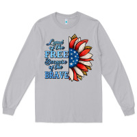 Moon Dust Patriotic Sunflower Long Sleeve Tee - Jasminsmagicworld