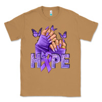 Toasted Coconut Hope lavender ribbon all cancers Classic Tee - NancyCooperArtShop