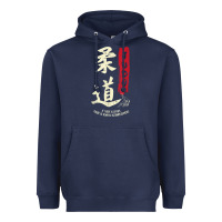 Navy Judo Cool Japanese Symbol Judoka Martial Arts Lover Gift Heavyweight Hoodie - minhPixels