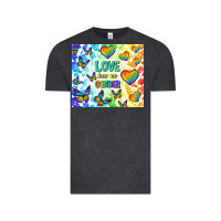 Vintage Black love has no gender Vintage Tee - TumblerDesignByShophia