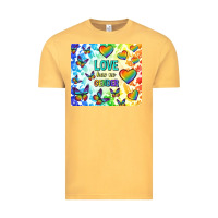 Vintage Mustard love has no gender Vintage Tee - TumblerDesignByShophia