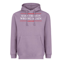 Lavender Make Treason Wrong Again Political Resist Lying Anti-Trump Heavyweight Hoodie - minhPixels