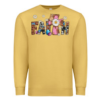Antique Gold faith cross Premium Sweatshirt - Artiststas