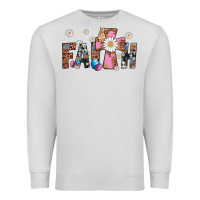 Dove Grey faith cross Premium Sweatshirt - Artiststas
