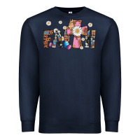 Navy faith cross Premium Sweatshirt - Artiststas