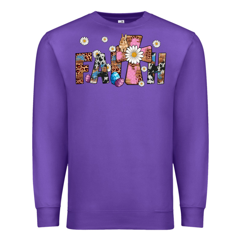 Faith Cross Premium Sweatshirt by Artiststas | Teevron