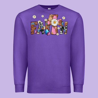 Faith Cross Premium Sweatshirt Designed By Artiststas