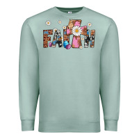 Seafoam faith cross Premium Sweatshirt - Artiststas