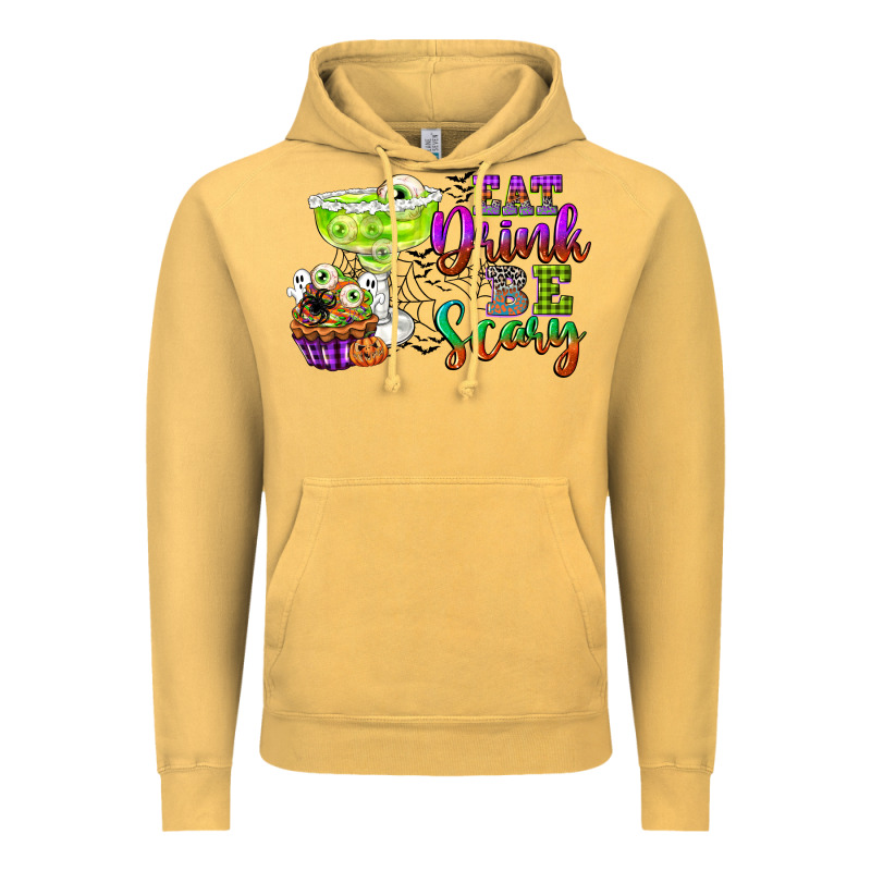 Eat Drink And Be Scary Vintage Hoodie by CowGirlArtShop | Teevron