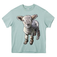 Arona southdown baby sheep Heavy Core Tee - LillyAllenDesigns
