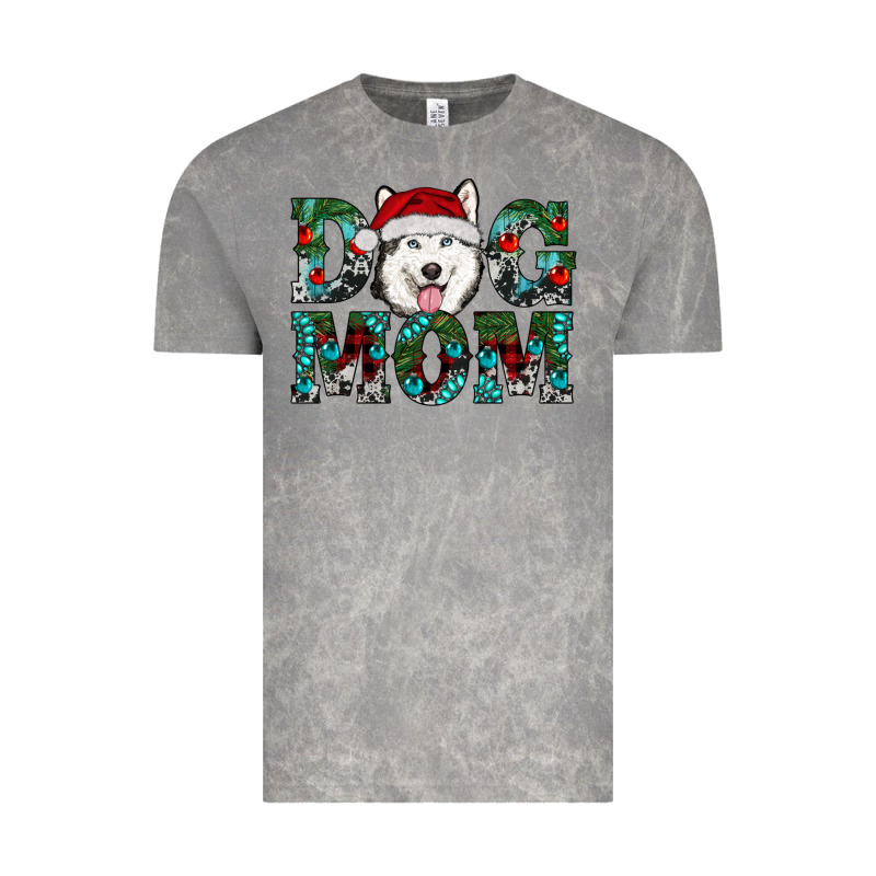 Christmas Dog Mom Husky Vintage Tee by RanaPortraitStore | Teevron