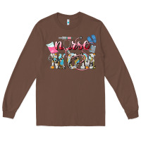 Chestnut Nurse mom Mother's Day Long Sleeve Tee - HowdyJamesFarm