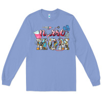 Colony Blue Nurse mom Mother's Day Long Sleeve Tee - HowdyJamesFarm