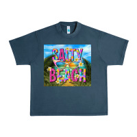 Midnight Navy salty beach Urban Heavy Tee - TumblerDesignByShophia