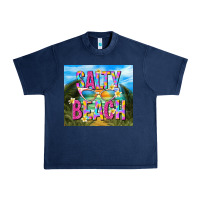 Navy salty beach Urban Heavy Tee - TumblerDesignByShophia